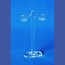 PENDIENTE poste en cruz 1 par Gr.<br>Medidas: 78 x 170 mm<br>